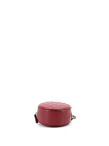 Chanel Round Clutch with Chain Quilted Caviar Mini (view 2)