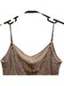 Cache Floral Tan Gold Cocktail Dress Size S - photo 7