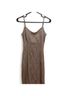 Cache Floral Tan Gold Cocktail Dress Size S - photo 4