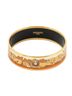 Hermes Leather Goods Orange Enamel Bangle MM One size - photo 2