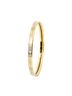 Hermes Leather Goods Gold Toned Enamel Bangle TPM One size - photo 1