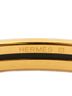 Hermes Leather Goods Gold Toned Enamel Bangle TPM One size - photo 4