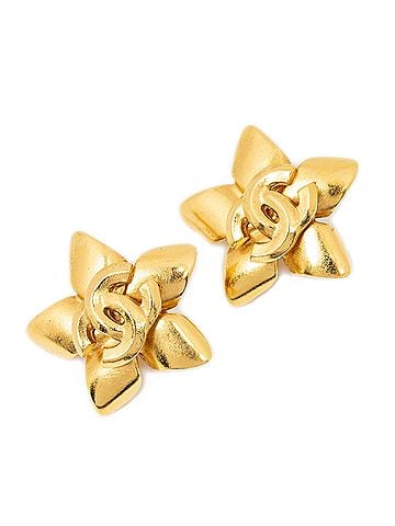 Chanel CC Star Clip On Earrings (view 1)