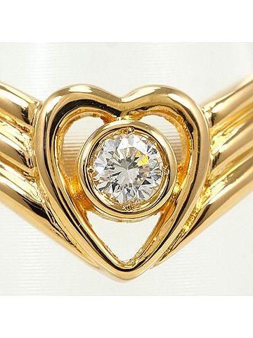 Unbranded 18K (18-karat) Yellow Gold Ring with 0.10ct Diamond, Card Included, Total Weight 2.9g, Jewelry (view 2)