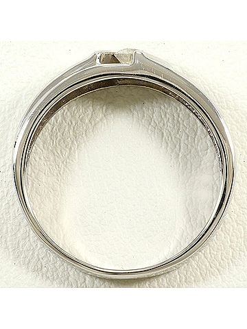 Unbranded PT900 Platinum Ring, 1 Diamond (0.20ct), Total Weight 4.1g, Jewelry (view 2)