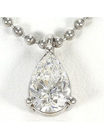Unbranded PT900 Platinum / PT850 Necklace with 0.53ct Diamond (VS2 clarity, certified), Total Weight 3.9g, 40cm Length, Jewelry (view 1)
