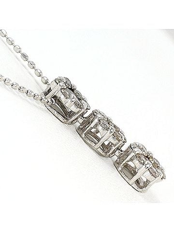 Unbranded K14 14K WG White Gold Necklace with 0.50ct Diamond, Total Weight 2.0g, 40cm, Jewelry (view 2)