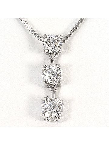 Unbranded K14 14K WG White Gold Necklace with 0.30ct Diamond, Total Weight 1.3g, 40cm, Jewelry (view 1)