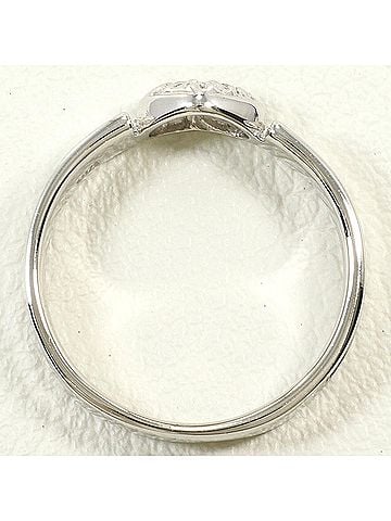 Unbranded K10 10K WG White Gold Ring with Diamond (carat weight not stamped), Total Weight 1.3g, Jewelry (view 2)