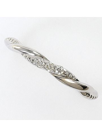 Unbranded K10 10K WG White Gold Ring with Diamond (carat weight not stamped), Total Weight 1.1g, Jewelry (view 1)