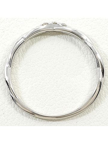 Unbranded K10 10K WG White Gold Ring with Diamond (carat weight not stamped), Total Weight 1.1g, Jewelry (view 2)