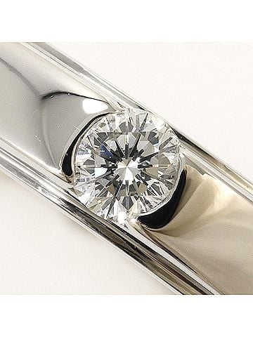 Unbranded PT950 Platinum Ring, 1 Diamond (0.10ct, Blue Diamond, no carat marking), Total Weight 6.2g, Jewelry (view 2)