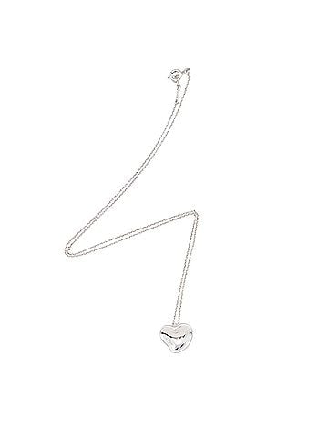 Tiffany & Co. Tiffany &amp; Co. Elsa Peretti Sterling Silver Full Heart Necklace (view 1)