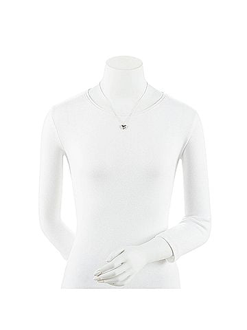 Tiffany & Co. Tiffany &amp; Co. Elsa Peretti Sterling Silver Curved Heart Necklace (view 2)