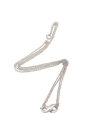 Tiffany & Co. Tiffany &amp; Co. Sterling Silver Infinity Double Chain Necklace (view 1)