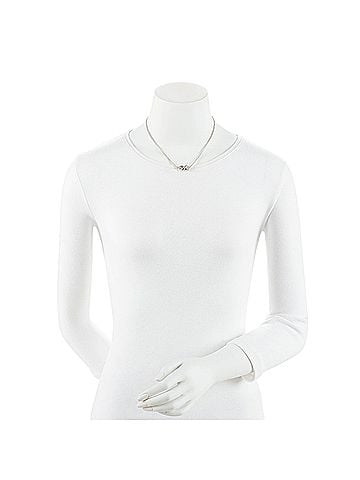 Tiffany & Co. Tiffany &amp; Co. Sterling Silver Infinity Double Chain Necklace (view 2)