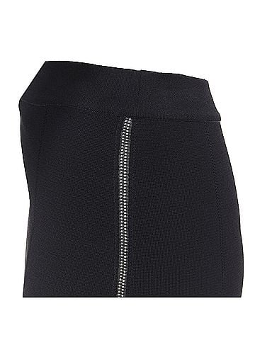 Oscar De La Renta Oscar de la Renta black viscose knit bodycon pencil skirt (view 2)