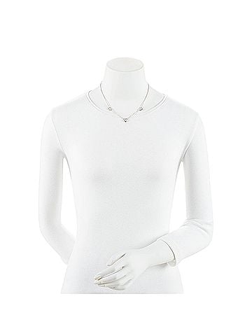 Tiffany & Co. Tiffany &amp; Co. Sterling Silver Elsa Peretti Triple Open Heart Necklace (view 2)
