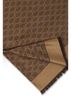 Gucci 100% Wool Brown Gg Silk Wool Shawl One size - photo 5