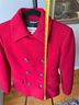 Calvin Klein Red Coat Size 2 - photo 6