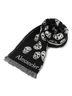 Alexander McQueen 100% Wool White Reversible Skull Scarf One size - photo 1