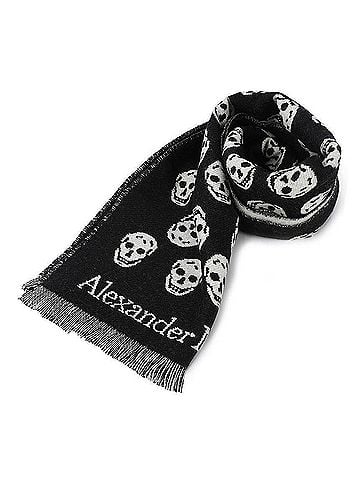 Alexander McQueen Reversible Skull Scarf (view 2)