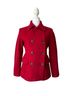 Calvin Klein Red Coat Size 2 - photo 1