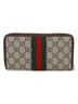 Gucci 100% Canvas Brown Ophidia Zip Long Wallet One size - photo 2