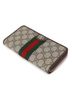 Gucci 100% Canvas Brown Ophidia Zip Long Wallet One size - photo 5