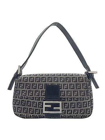 Fendi FENDI Mamma Bucket Zucchino Shoulder Bag, Black (view 2)