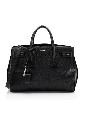 Saint Laurent Saint Laurent Grained Calfskin Sac De Jour Supple Medium Tote (view 1)