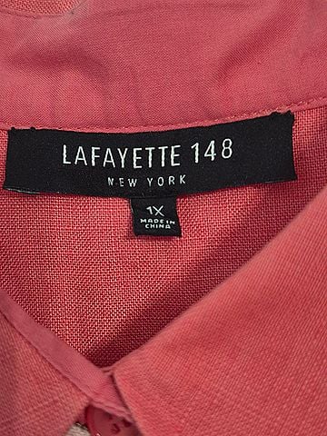 Lafayette 148 New York Short Sleeve Button-Down Shirt (view 2)