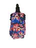 Joseph Ribkoff 100% Polyester Floral Multi Color Sleeveless Blouse Size 6 - photo 2