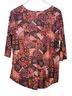 Bobbie Brooks Floral Multi Color 3/4 Sleeve Blouse Size 2X - photo 2