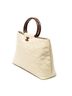 Chanel Ivory CC Wood Handle Tote One size - photo 3