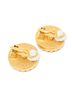 Chanel Black CC Enamel Button Clip On Earrings One size - photo 2