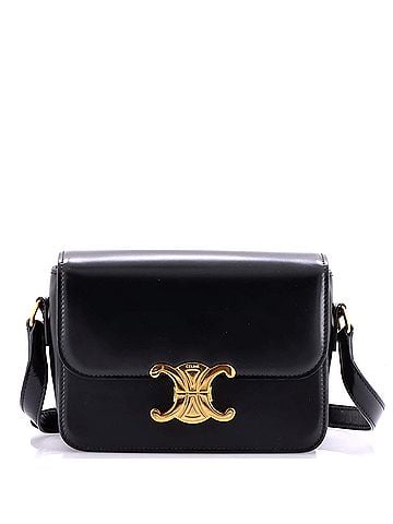 Céline Triomphe Shoulder Bag Smooth Calfskin Teen (view 1)