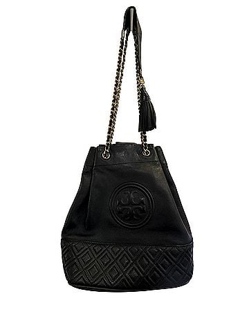 Tory Burch Leather Bucket Bag (view 1)