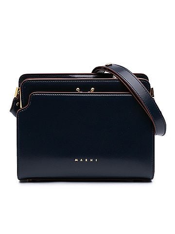MARNI Medium Leather Trunk Reverse Crossbody (view 1)