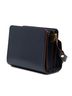 MARNI 100% Leather Blue Medium Leather Trunk Reverse Crossbody One size - photo 3