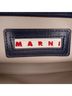 MARNI 100% Leather Blue Medium Leather Trunk Reverse Crossbody One size - photo 6