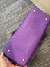 Michael Kors Purple Leather Satchel One size - photo 4