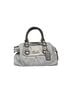 Coach White Silver Leather Satchel One size - photo 1