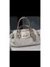 Coach White Silver Leather Satchel One size - photo 6