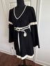 Laundry by Design 100% Wool Black White Cocktail Dress Size 4 - photo 4