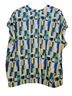 Entro Print Multi Color Short Sleeve Blouse Size 2X - photo 2