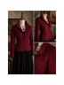 DressBarn Paisley Red Black Jacket Size P (petite) - photo 4