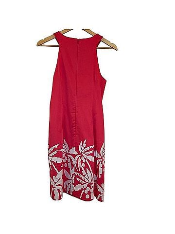 Trina Turk Palm Tree Shift Dress Casual Dress (view 2)