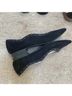 Attention Black Flats Size 7 - photo 4