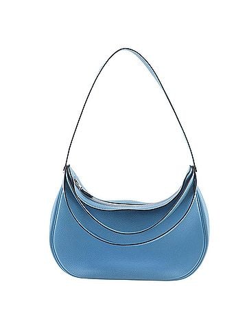 Hermès Hermes Caporal Shoulder Bag ?G Togo Blue Jean 2003 Silver Hardware Women's (view 1)